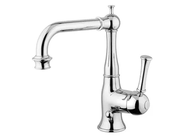 ASTON - Countertop single handle steel washbasin mixer _ Gaia Mobili